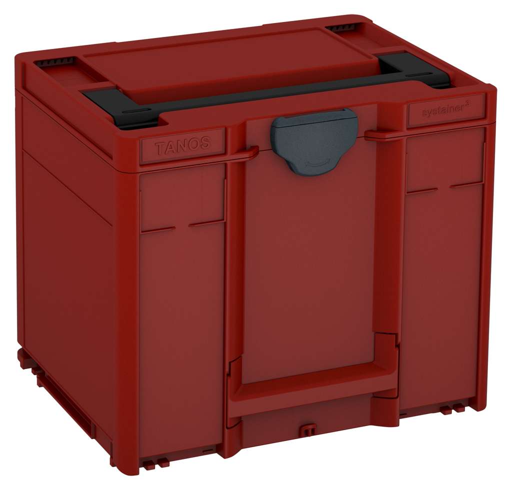 Systainer³ M 337, Carmine Red with Black lid handle and Anthracite catches