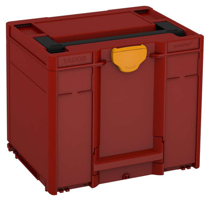 Systainer³ M 337, Carmine Red with Black lid handle and Daffodil Yellow catches