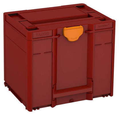 Systainer³ M 337, Carmine Red with Deep Orange catches