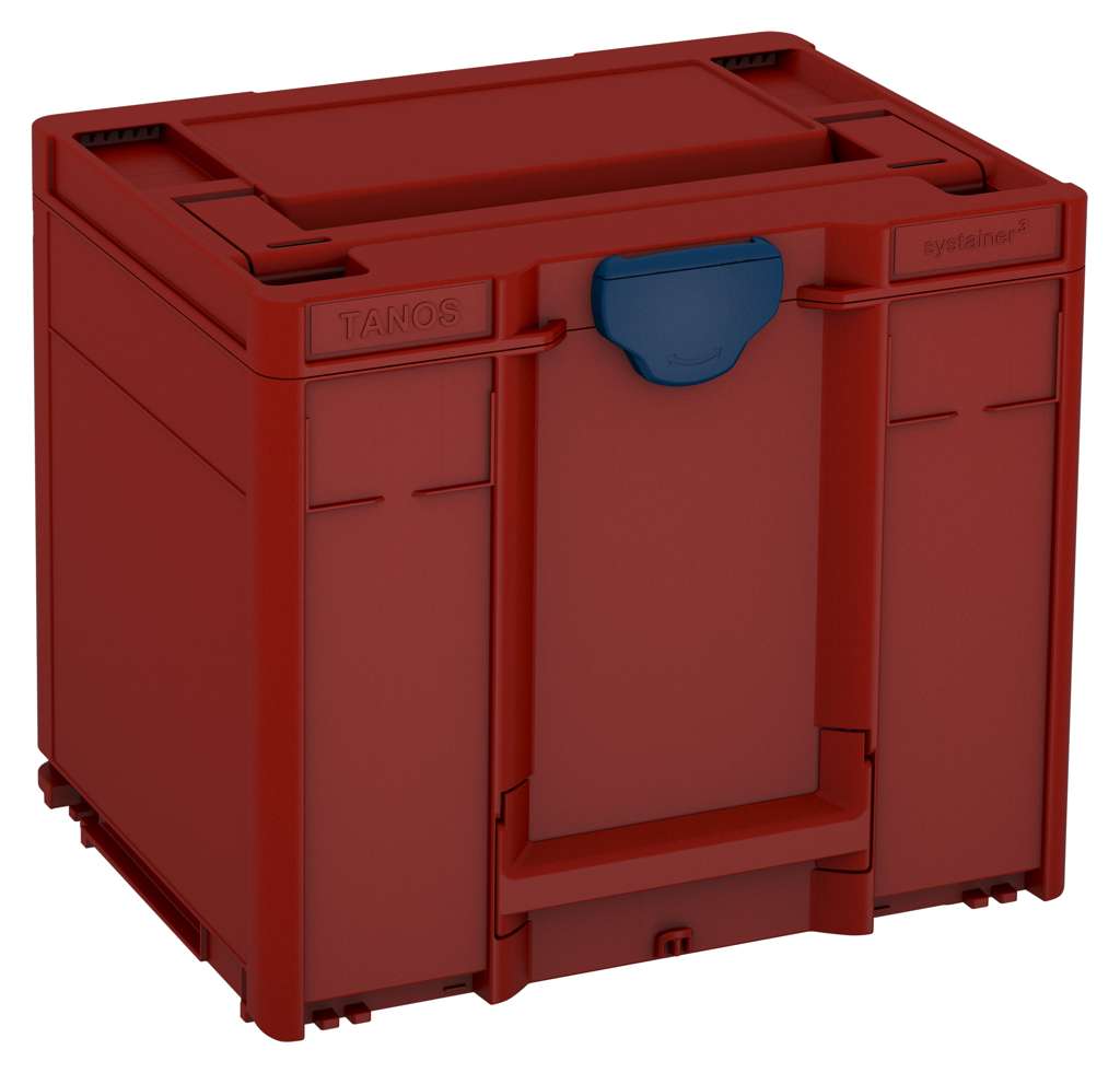 Systainer³ M 337, Carmine Red with Sapphire Blue catches