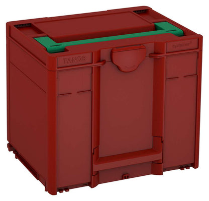 Systainer³ M 337, Carmine Red with Signal Green lid handle