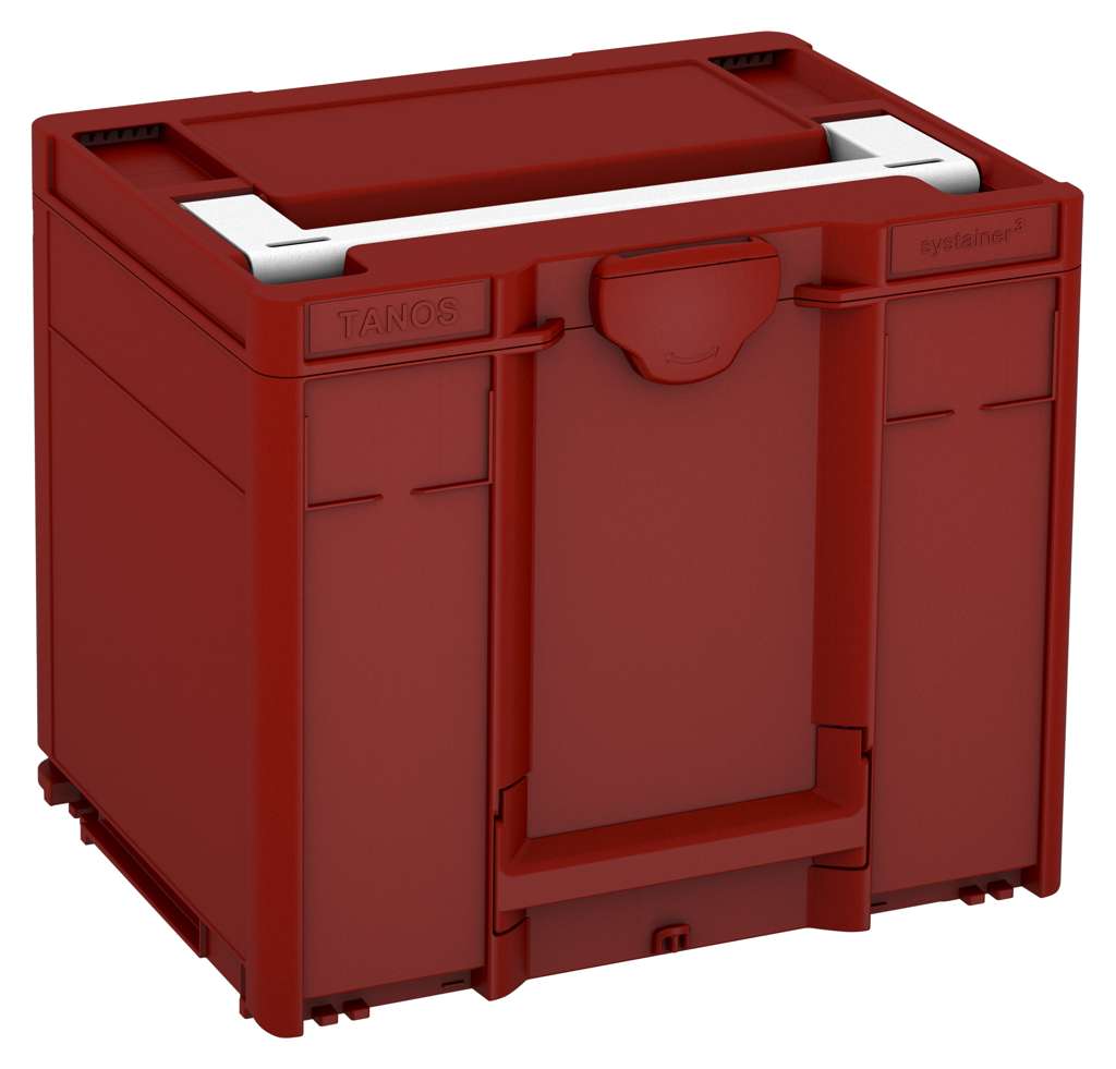 Systainer³ M 337, Carmine Red with White lid handle