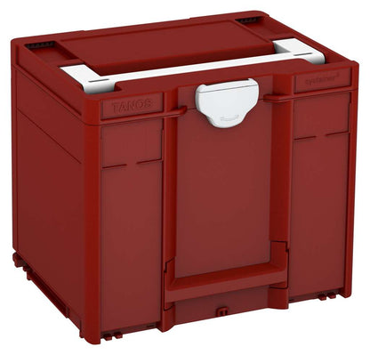 Systainer³ M 337, Carmine Red with White lid handle and Light Grey catches