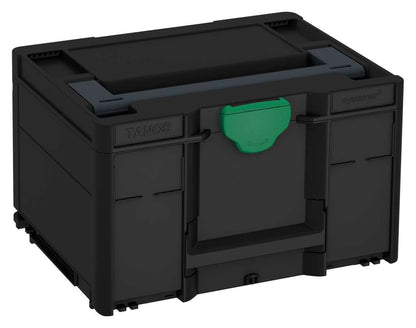 Systainer³ M 237, Black with Anthracite lid handle and Signal Green catches