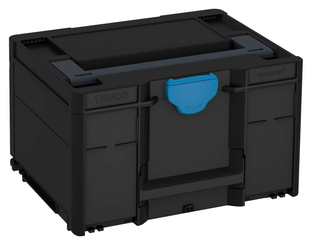 Systainer³ M 237, Black with Anthracite lid handle and Sky Blue catches