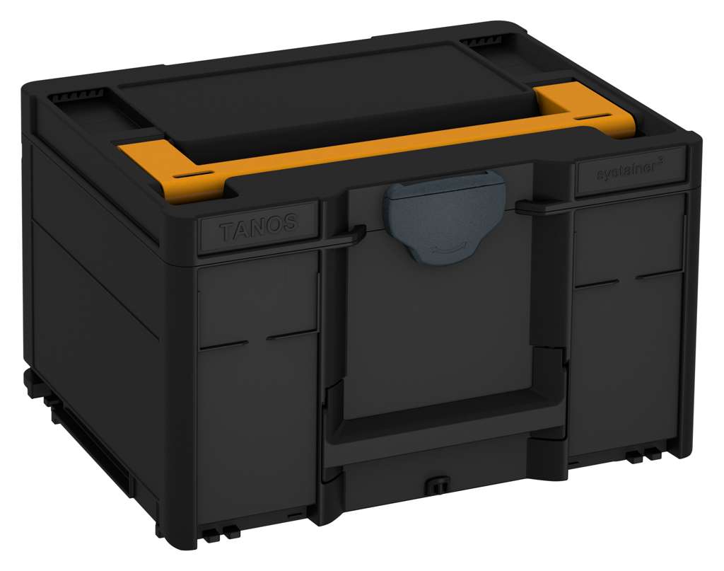 Systainer³ M 237, Black with Daffodil Yellow lid handle and Anthracite catches