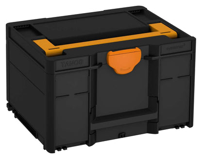 Systainer³ M 237, Black with Daffodil Yellow lid handle and Deep Orange catches