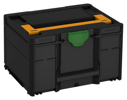 Systainer³ M 237, Black with Daffodil Yellow lid handle and Emerald Green catches