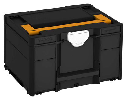Systainer³ M 237, Black with Daffodil Yellow lid handle and White catches