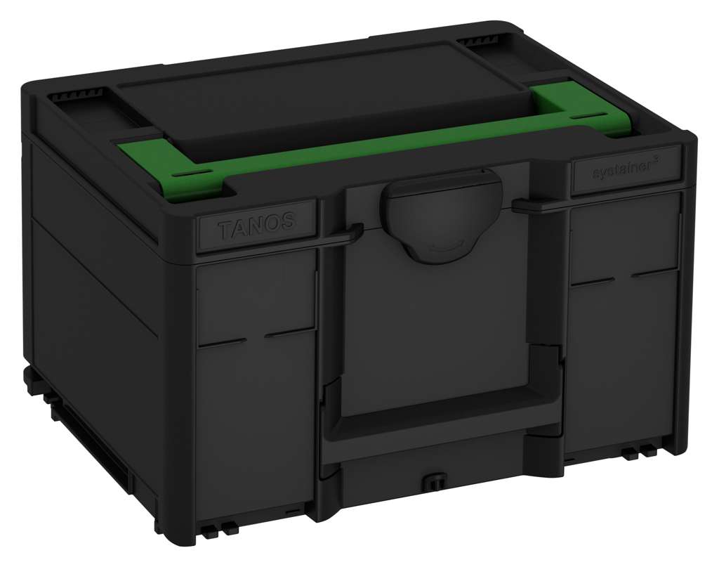 Systainer³ M 237, Black with Emerald Green lid handle