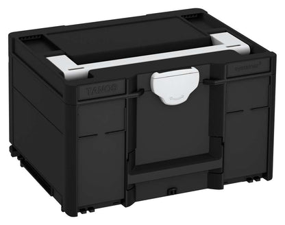 Systainer³ M 237, Black with Light Grey lid handle and Light Grey catches