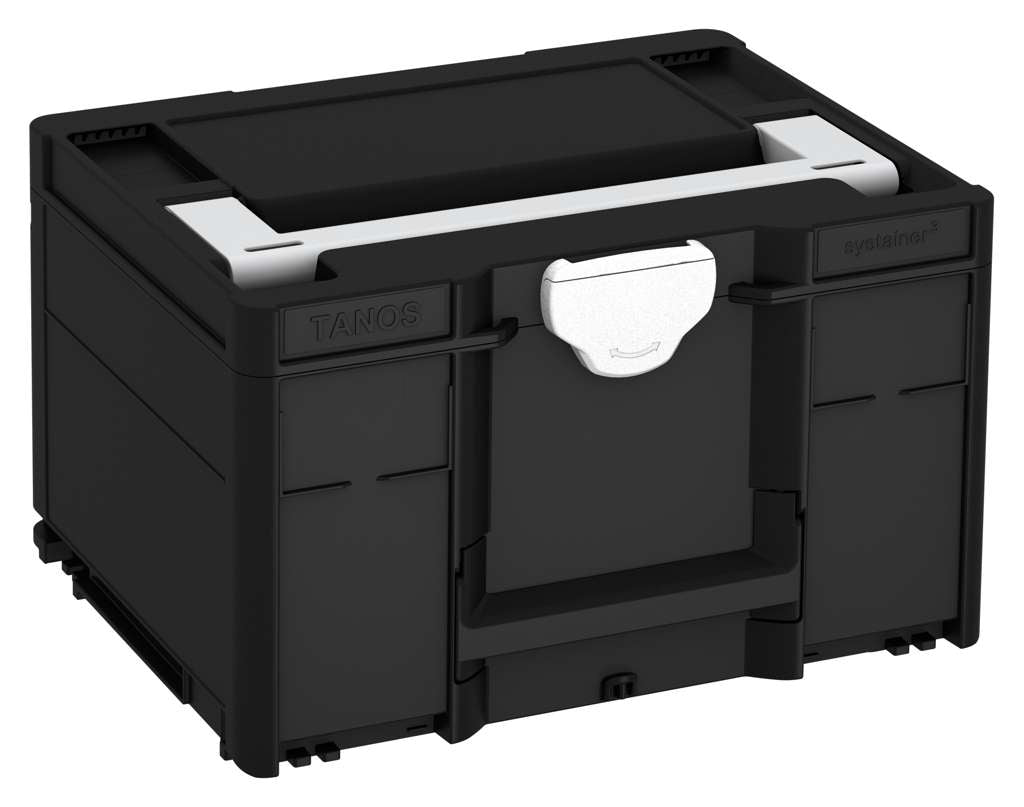 Systainer³ M 237, Black with Light Grey lid handle and White catches