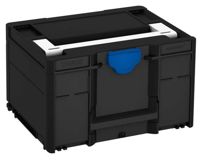 Systainer³ M 237, Black with White lid handle and Signal Blue catches