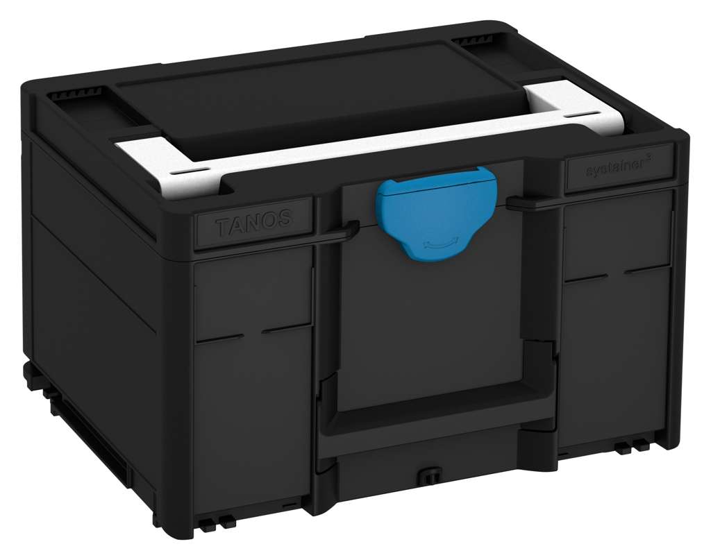 Systainer³ M 237, Black with White lid handle and Sky Blue catches