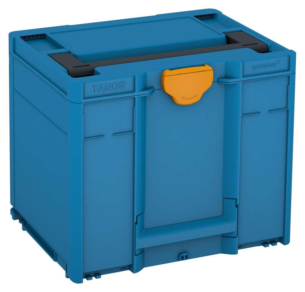 Systainer³ M 337, Sky Blue with Anthracite lid handle and Daffodil Yellow catches