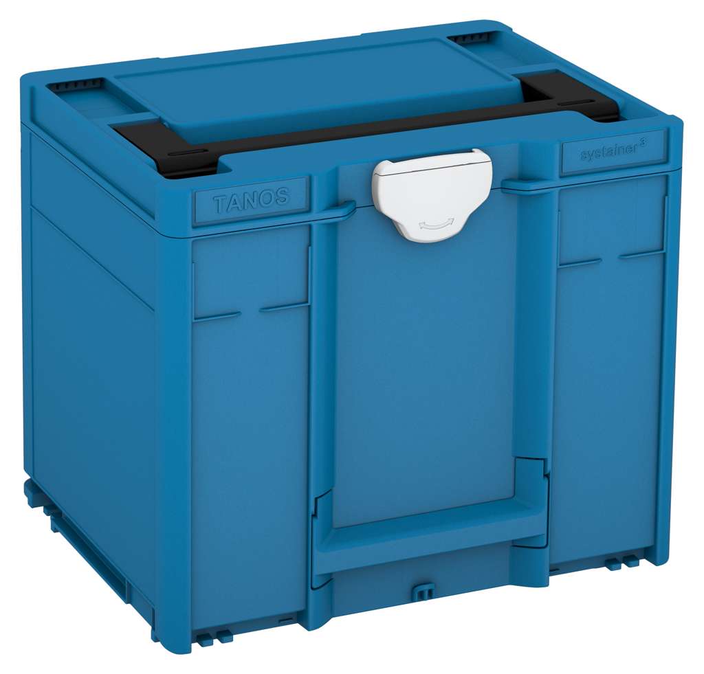 Systainer³ M 337, Sky Blue with Black lid handle and Light Grey catches