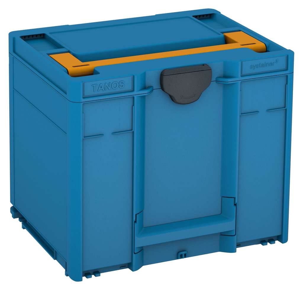 Systainer³ M 337, Sky Blue with Daffodil Yellow lid handle and Anthracite catches