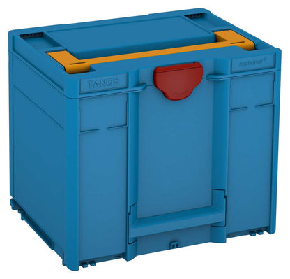 Systainer³ M 337, Sky Blue with Daffodil Yellow lid handle and Carmine Red catches