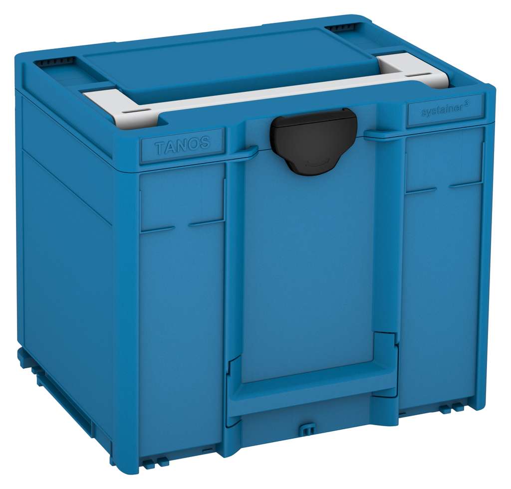 Systainer³ M 337, Sky Blue with Light Grey lid handle and Black catches