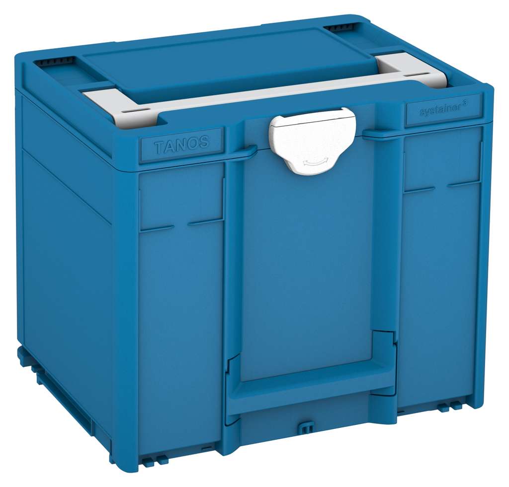 Systainer³ M 337, Sky Blue with Light Grey lid handle and White catches