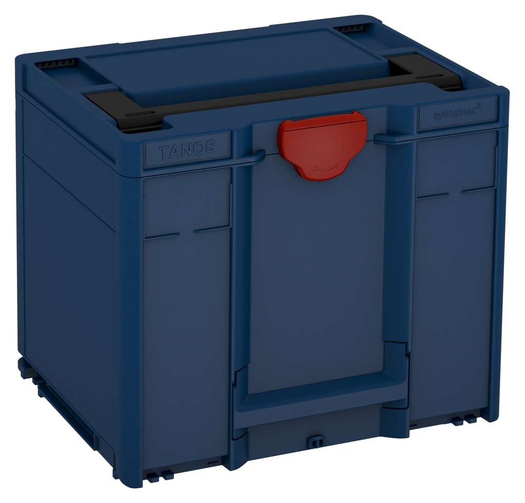 Systainer³ M 337, Sapphire Blue with Black lid handle and Carmine Red catches