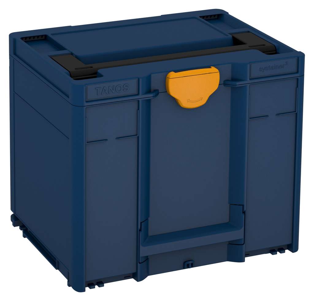 Systainer³ M 337, Sapphire Blue with Black lid handle and Daffodil Yellow catches