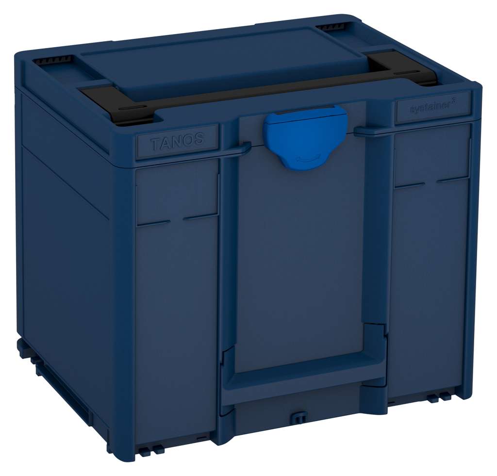 Systainer³ M 337, Sapphire Blue with Black lid handle and Signal Blue catches