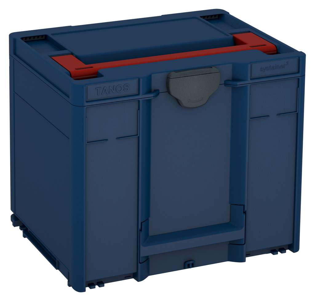 Systainer³ M 337, Sapphire Blue with Carmine Red lid handle and Anthracite catches