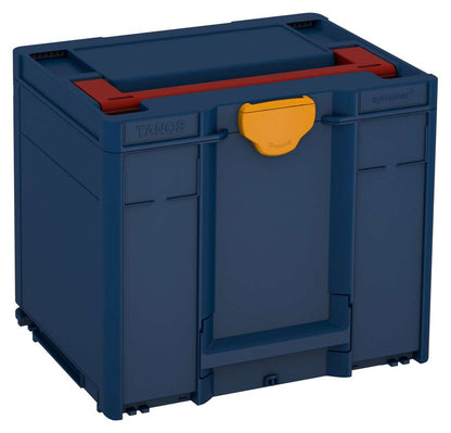 Systainer³ M 337, Sapphire Blue with Carmine Red lid handle and Daffodil Yellow catches