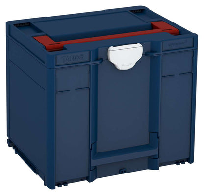 Systainer³ M 337, Sapphire Blue with Carmine Red lid handle and Light Grey catches