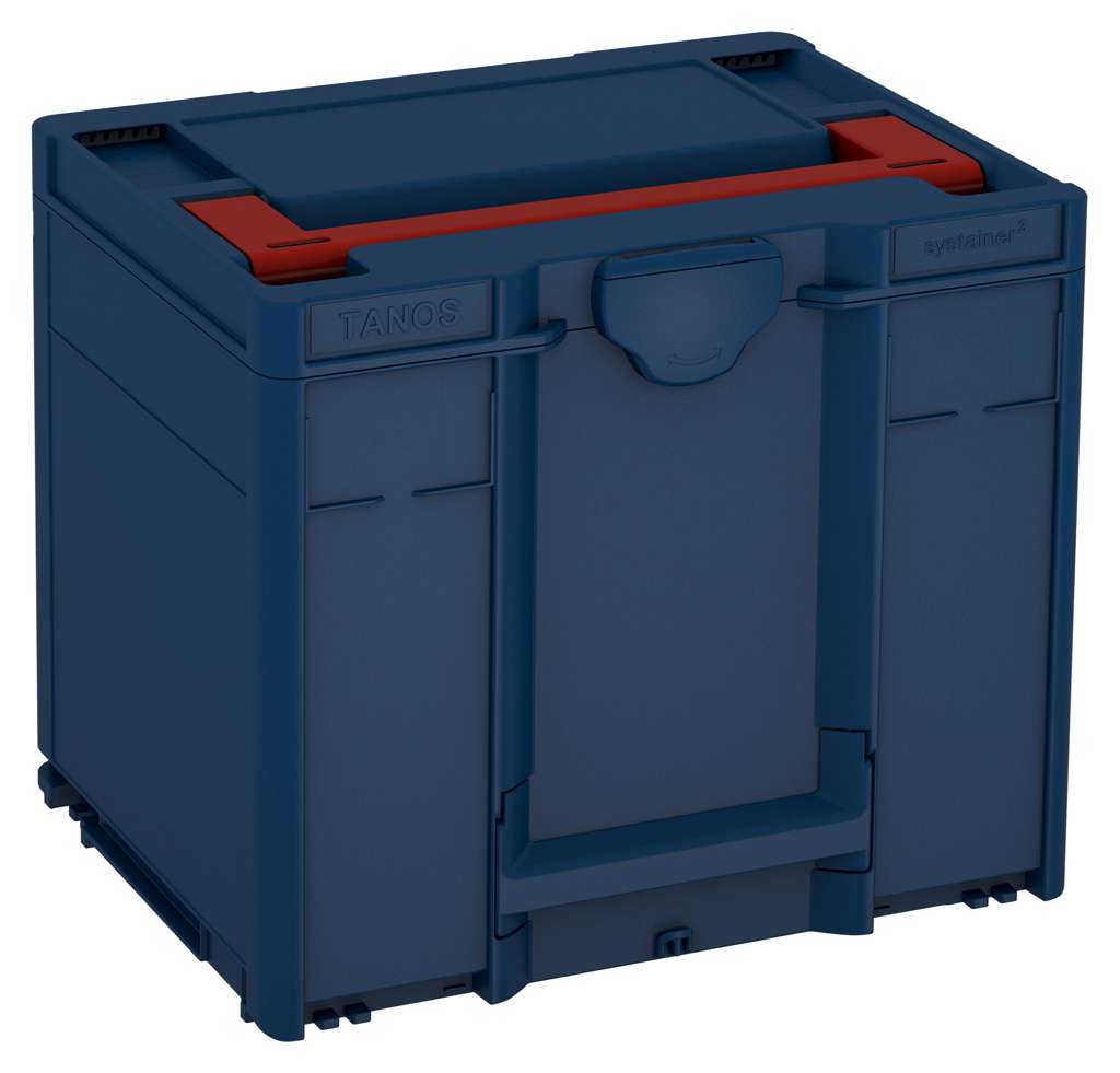 Systainer³ M 337, Sapphire Blue with Carmine Red lid handle