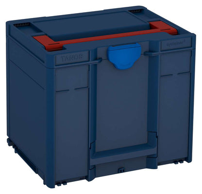 Systainer³ M 337, Sapphire Blue with Carmine Red lid handle and Signal Blue catches