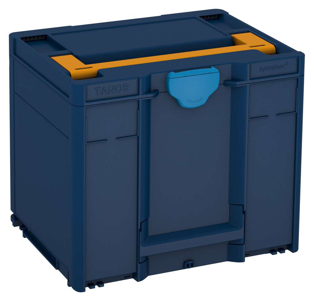 Systainer³ M 337, Sapphire Blue with Daffodil Yellow lid handle and Sky Blue catches