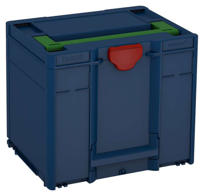 Systainer³ M 337, Sapphire Blue with Emerald Green lid handle and Carmine Red catches