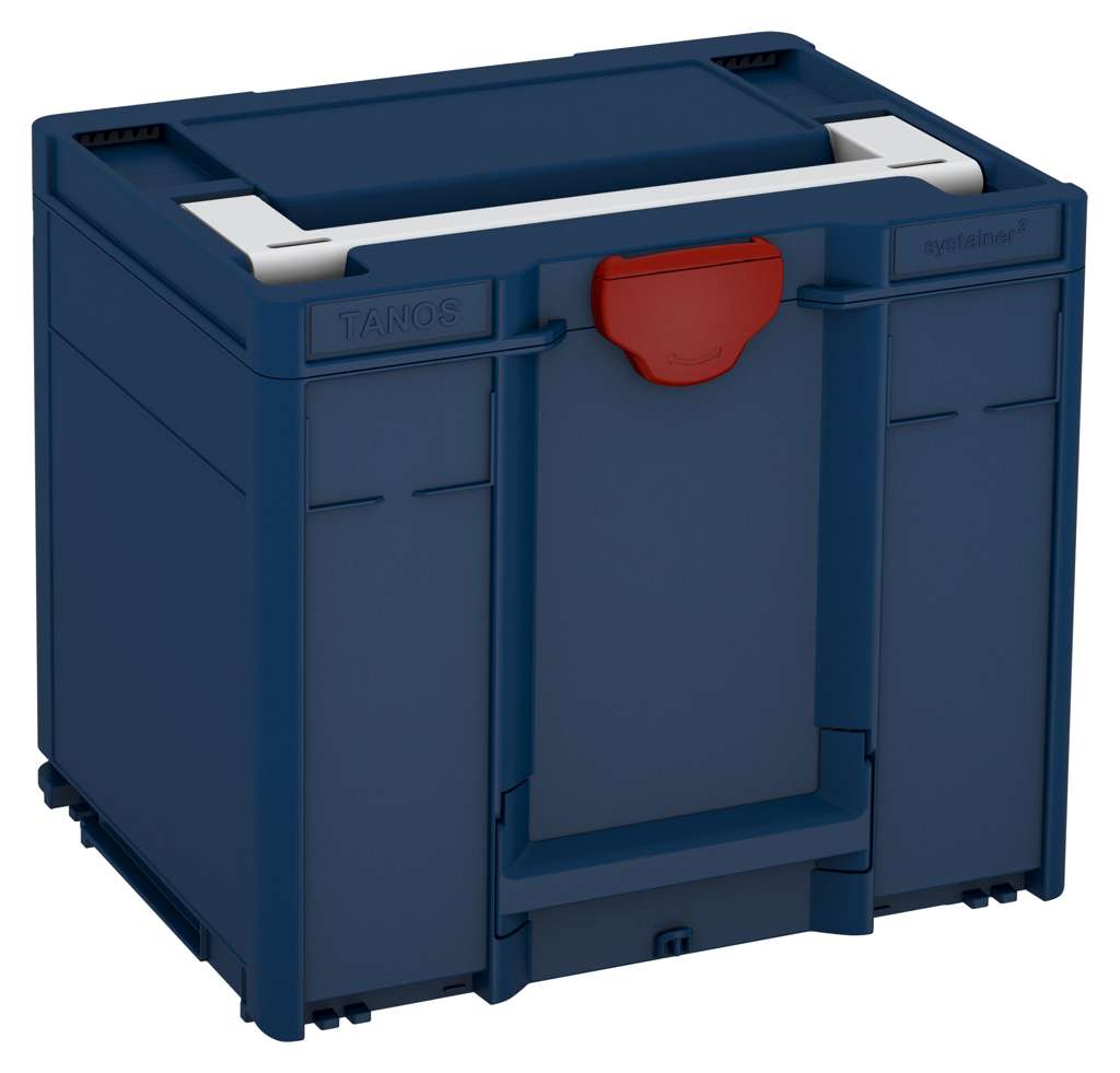 Systainer³ M 337, Sapphire Blue with Light Grey lid handle and Carmine Red catches
