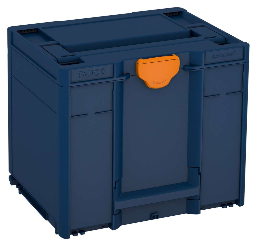 Systainer³ M 337, Sapphire Blue with Deep Orange catches