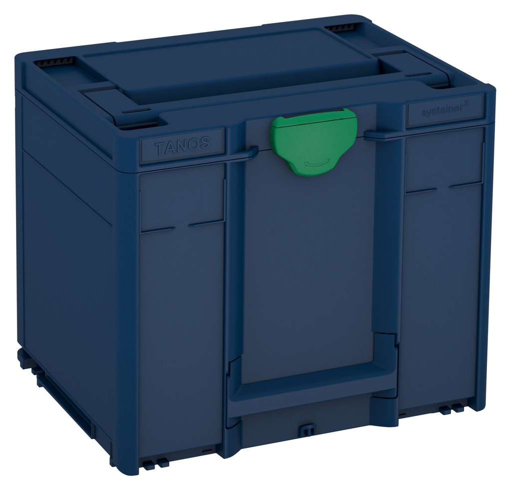 Systainer³ M 337, Sapphire Blue with Signal Green catches