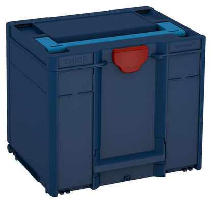 Systainer³ M 337, Sapphire Blue with Sky Blue lid handle and Carmine Red catches