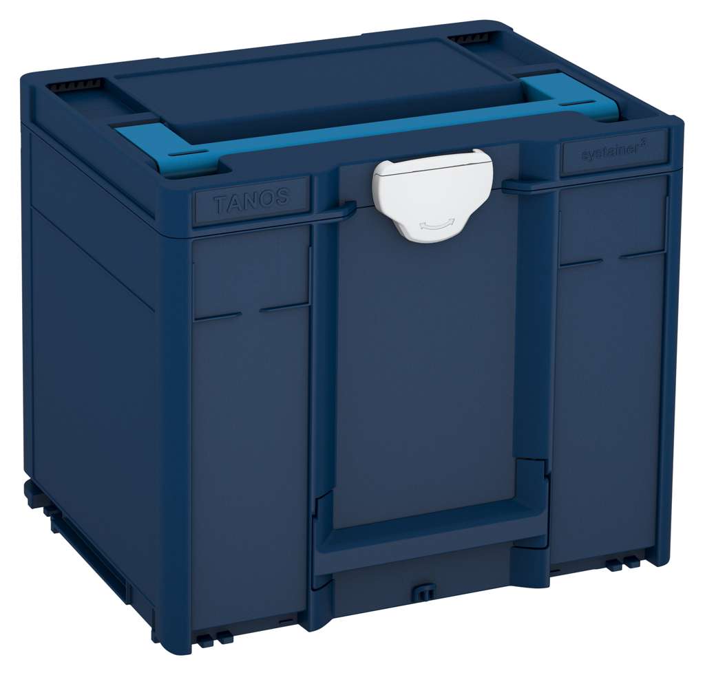 Systainer³ M 337, Sapphire Blue with Sky Blue lid handle and Light Grey catches