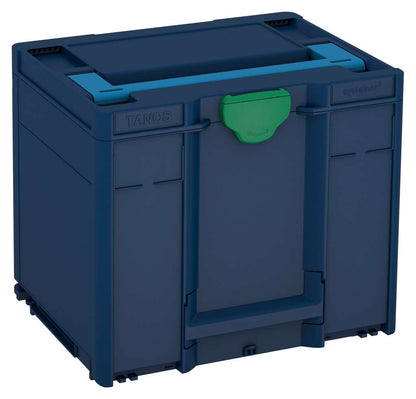 Systainer³ M 337, Sapphire Blue with Sky Blue lid handle and Signal Green catches