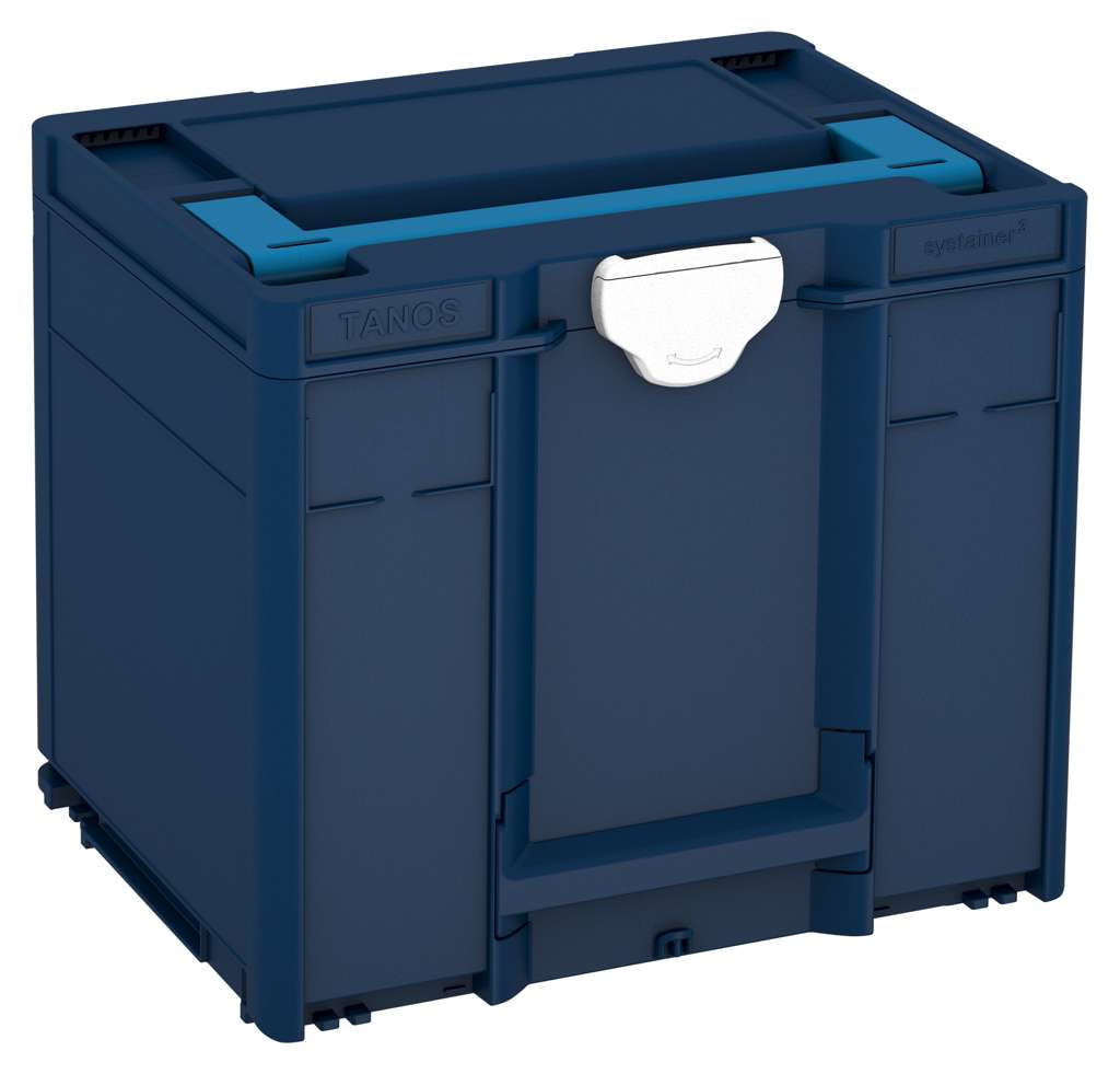 Systainer³ M 337, Sapphire Blue with Sky Blue lid handle and White catches