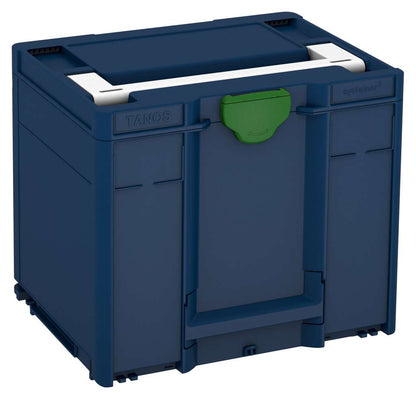 Systainer³ M 337, Sapphire Blue with White lid handle and Emerald Green catches