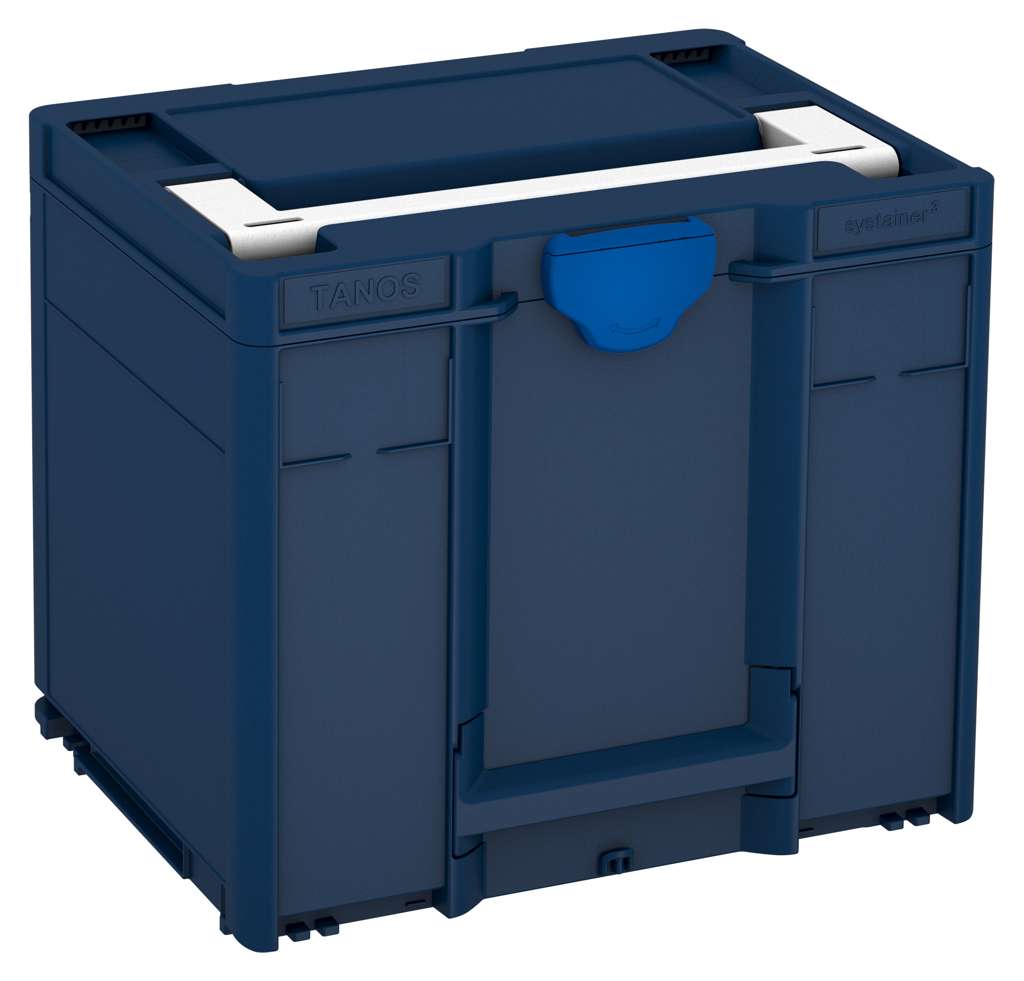 Systainer³ M 337, Sapphire Blue with White lid handle and Signal Blue catches