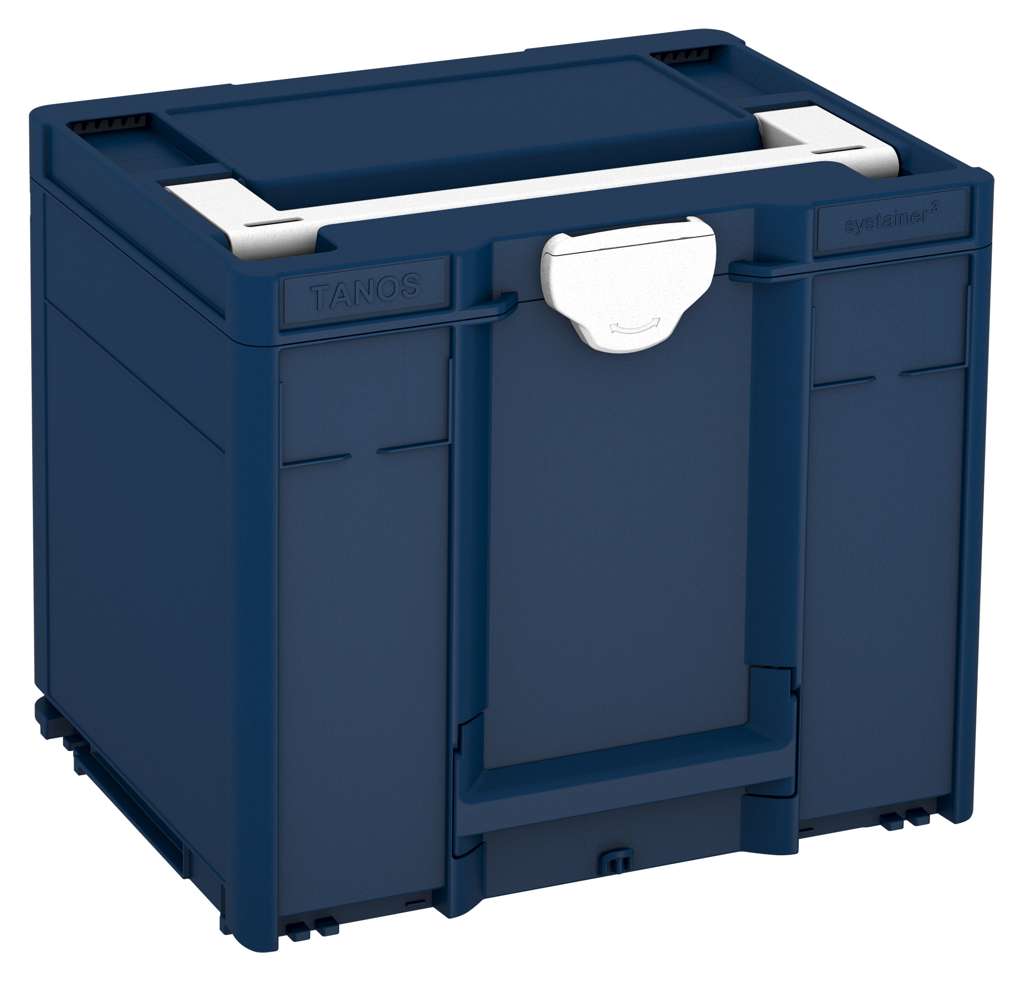 Systainer³ M 337, Sapphire Blue with White lid handle and White catches