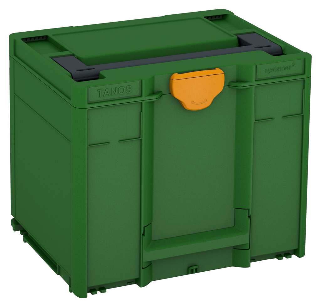 Systainer³ M 337, Emerald Green with Anthracite lid handle and Daffodil Yellow catches