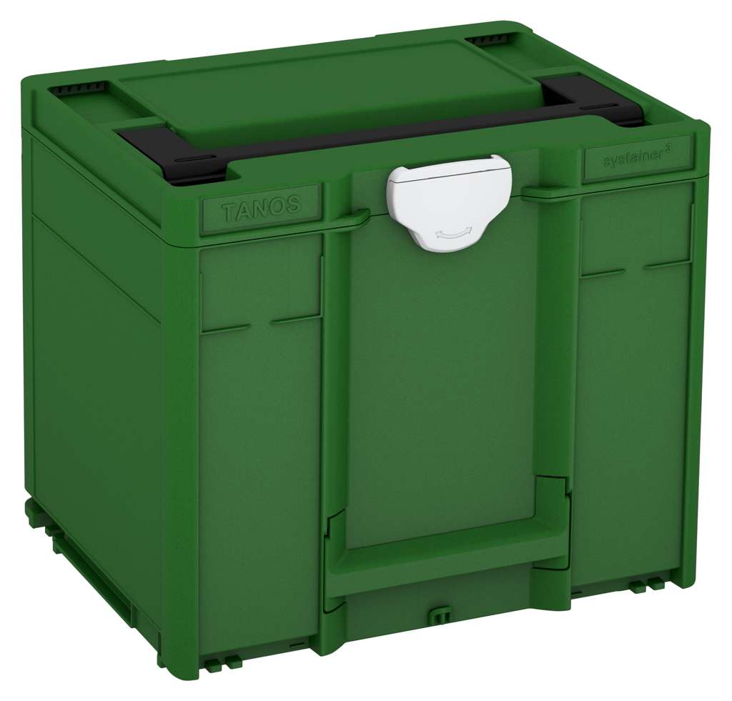 Systainer³ M 337, Emerald Green with Black lid handle and Light Grey catches