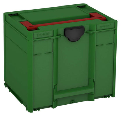 Systainer³ M 337, Emerald Green with Carmine Red lid handle and Black catches