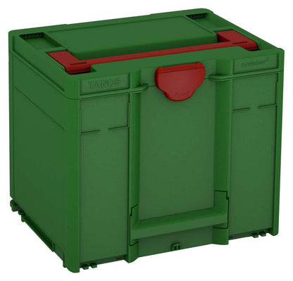 Systainer³ M 337, Emerald Green with Carmine Red lid handle and Carmine Red catches