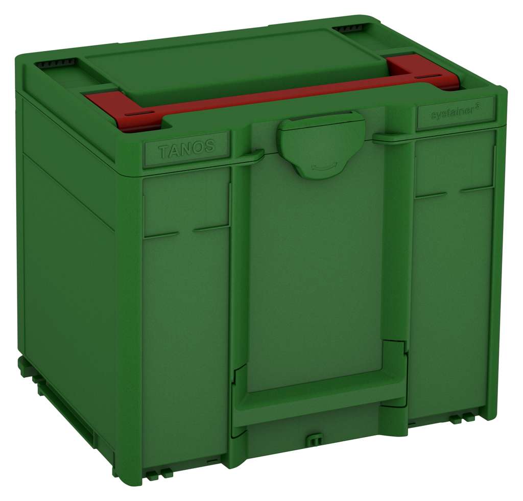Systainer³ M 337, Emerald Green with Carmine Red lid handle