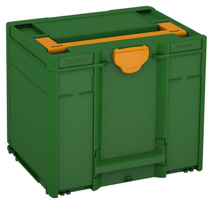 Systainer³ M 337, Emerald Green with Daffodil Yellow lid handle and Daffodil Yellow catches